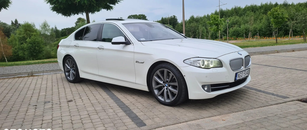 BMW Seria 5 cena 74900 przebieg: 192000, rok produkcji 2012 z Gołdap małe 781